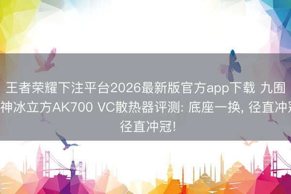 王者荣耀下注平台2026最新版官方app下载 九囿风神冰立方AK700 VC散热器评测: 底座一换, 径直冲冠!